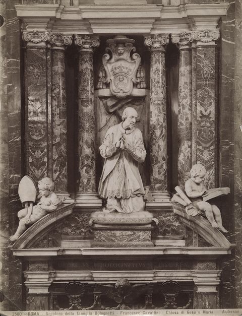 Anderson — Roma - Sepolcro della famiglia Bolognetti - Francesco Cavallini - Chiesa di Gesù e Maria — particolare